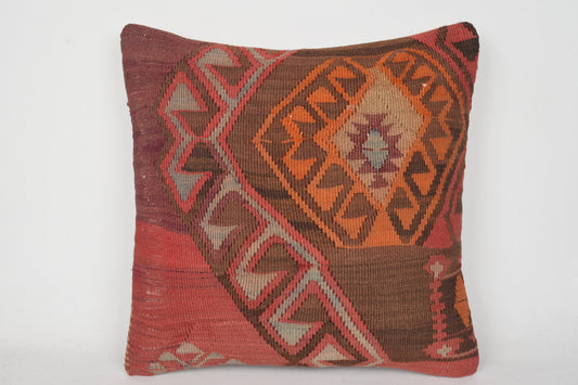 Used Kilim Rugs for Sale Pillow B00095 20x20" - 50x50 Cm.