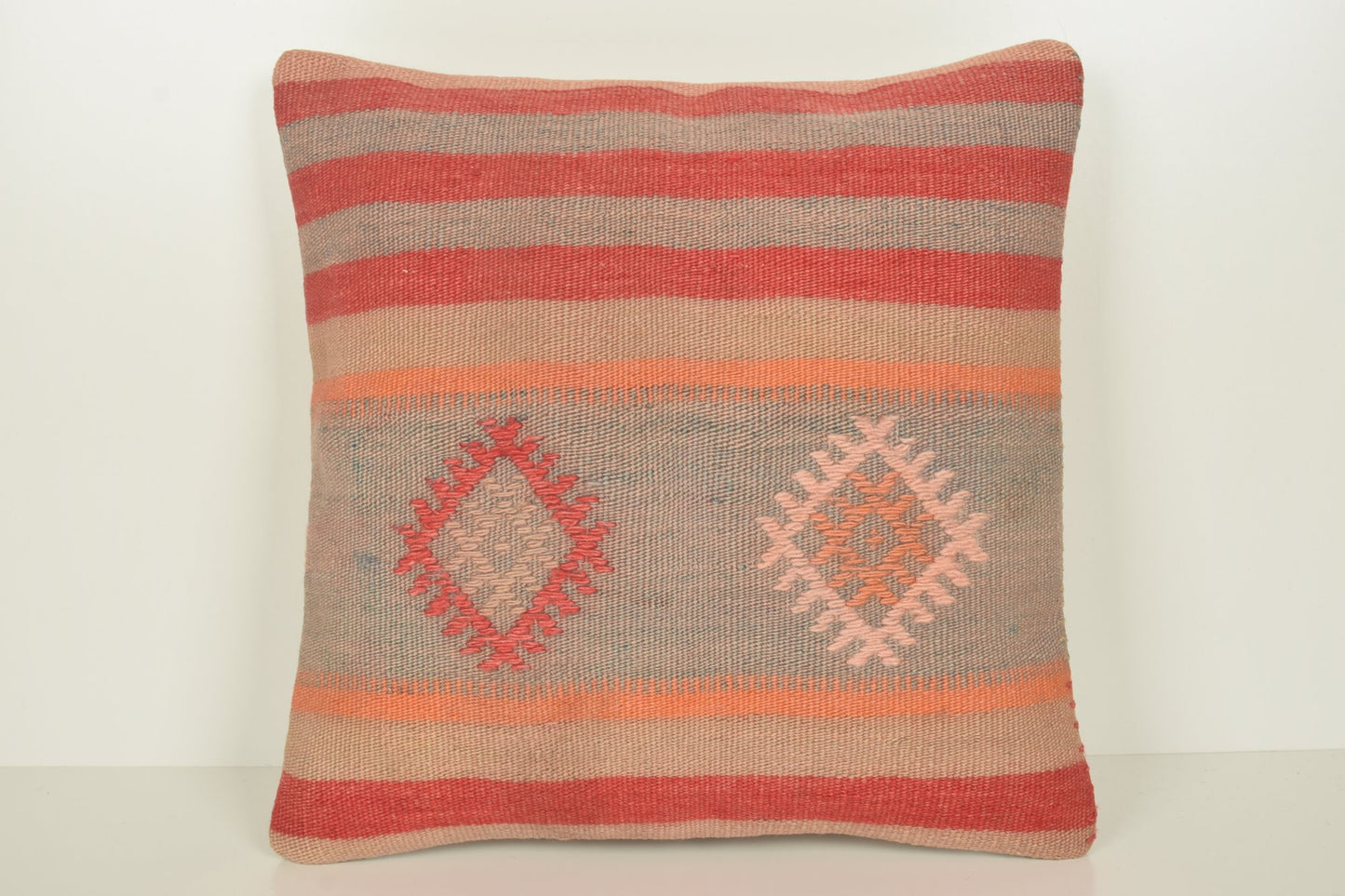 Kilim Cushion Wholesale C01402 18x18 Prehistoric Culture Eclectic