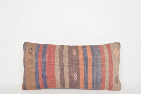 Turkish Rug Chicago Pillow G00362 Retro Folk Eastern Hand Crafted Comfort
