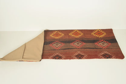 Kilim Rugs Auckland Pillow I00209 Lumbar Mid century Pattern Eastern