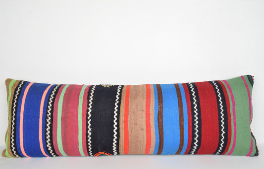 Eclectic kilim pillows lumbar