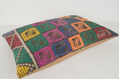 Buy Kilim Cushions UK E00420 Lumbar Needlework Prehistoric Handknit