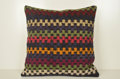 Turkish Eye Pillow A01028 24x24 Aztec Unique Southwestern Hand Knot