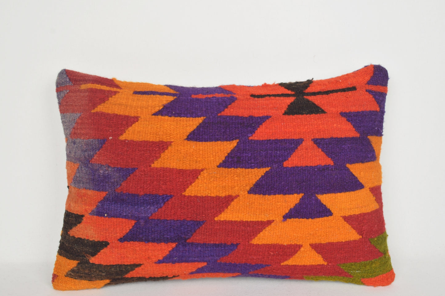 Turkish Print Pillow E00131 Lumbar Woolen Beach Handicraft