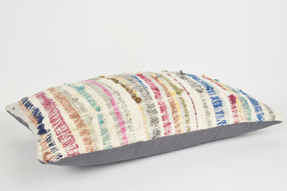 Kilim Woven Pillows E00240 Lumbar Culture Mid Century Fabric