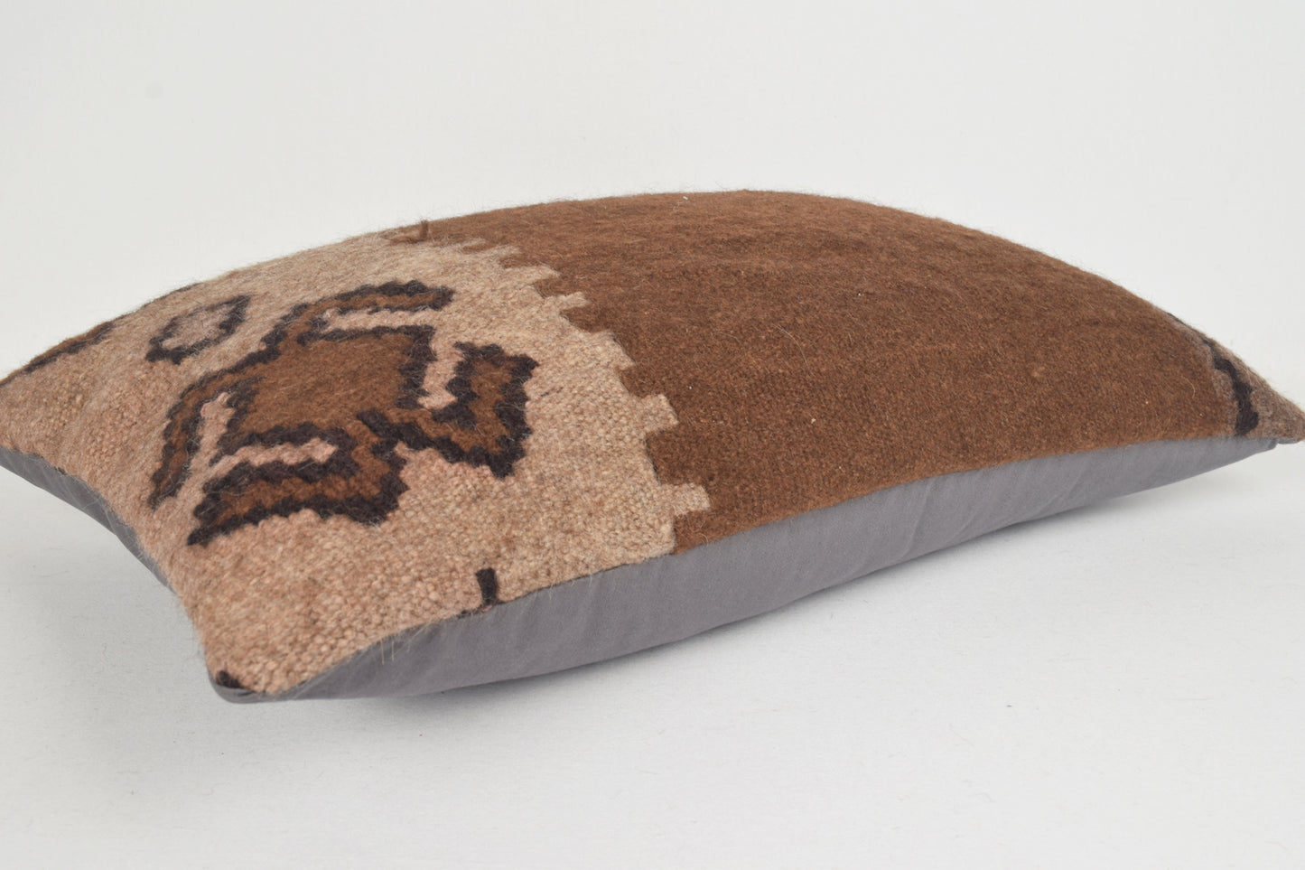 Kilim Tapestry Pillow E00041 Lumbar Decorative Flat Ethnic Tuscan