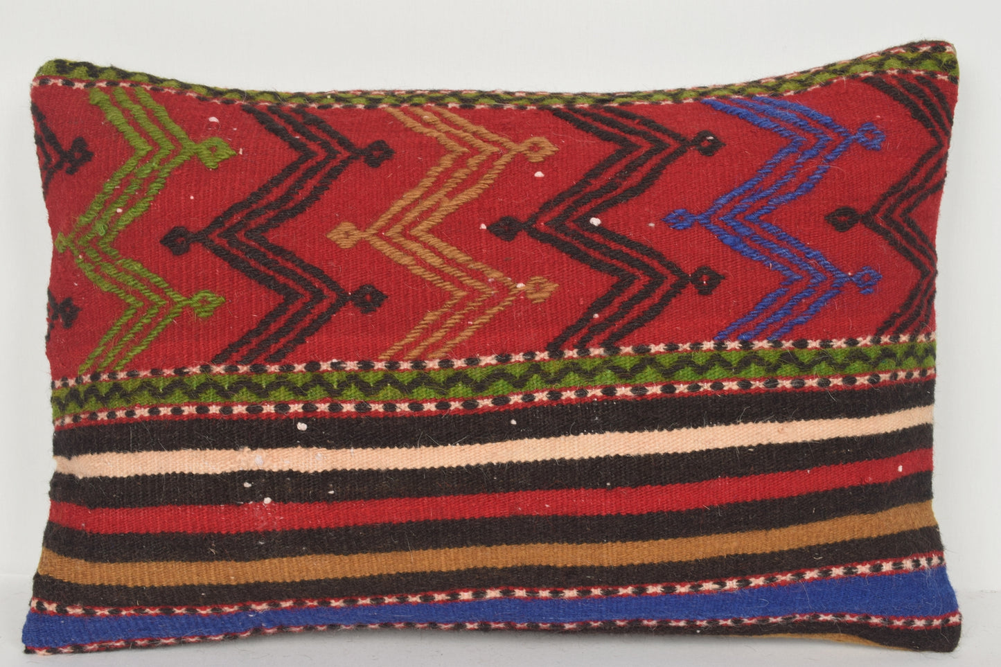 Dunelm Kilim Cushion 16x24 " 40x60 cm. E00642 Kilim Moroccan Rug UK Pillow