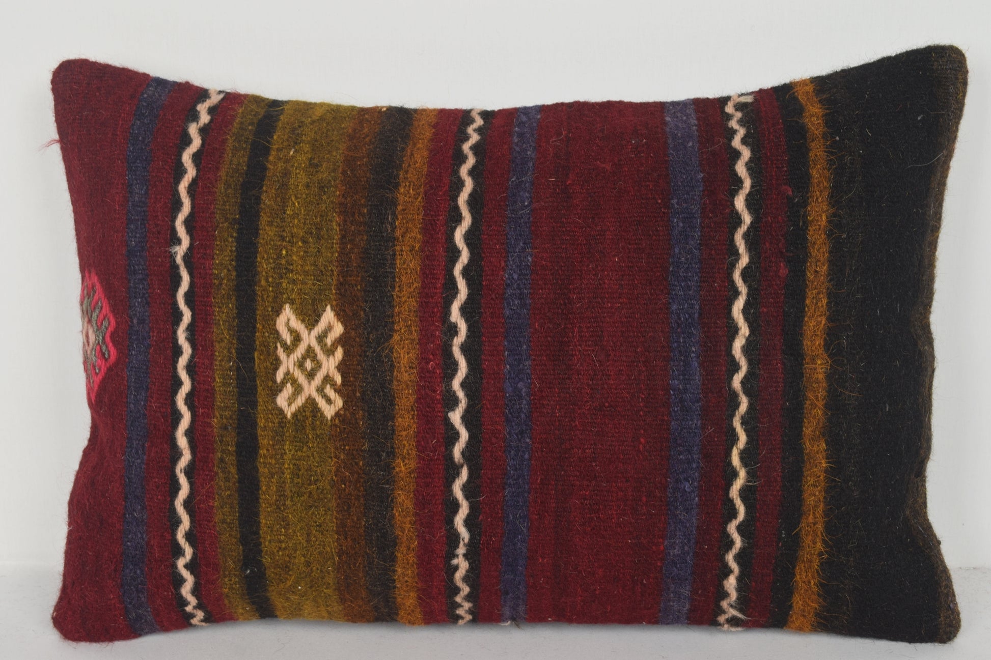 Kilim Pillows from Turkey E00447 Lumbar Livingroom Culture Soft African
