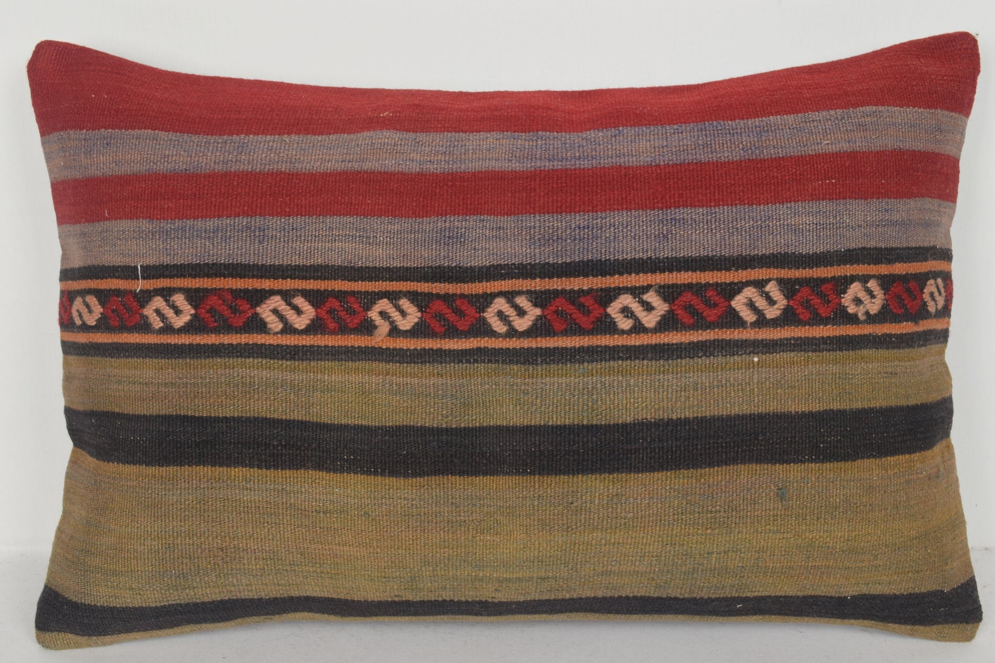 Turkish Bolster Pillows E00547 Lumbar Southwestern Boho Woolen