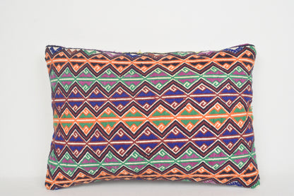 Turkish Pillow Covers E00148 Lumbar Knit Kelim Southwestern