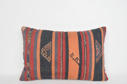 Etsy Turkish Kilim Pillows E00151 Lumbar Art Room Folkloric Folk Art