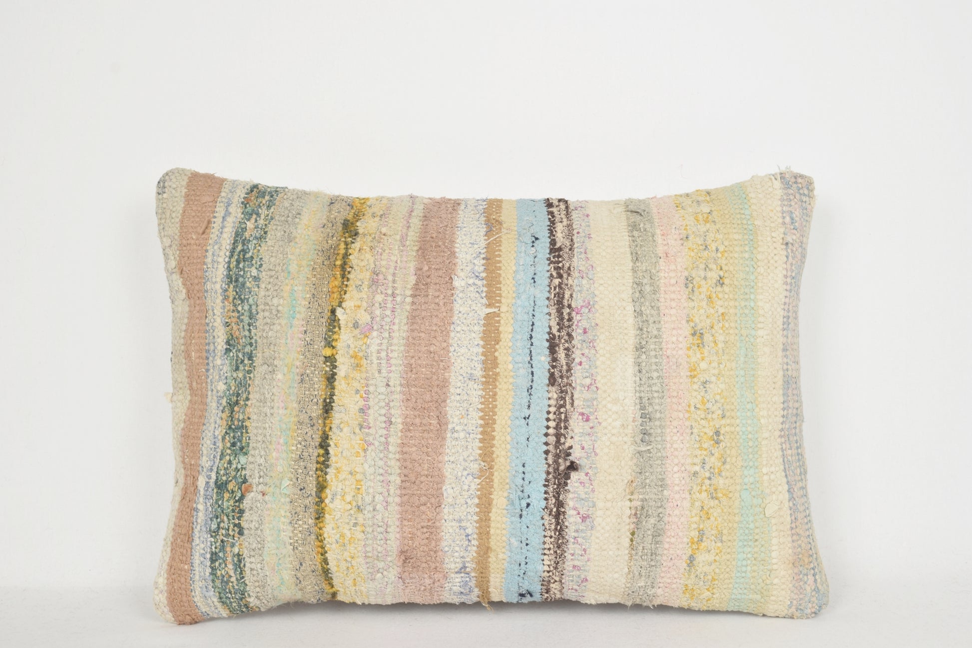 Kilim Bench Cushion E00251 Lumbar Folk Flat Weaving Asian Rustic