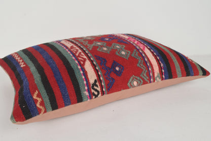 Amazon Kilim Pillow E00454 Lumbar Large Hand Embroidery Primitive