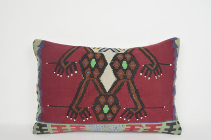 Kilim Pillow Long E00155 Lumbar Christmas Decorative Fabric Indigo