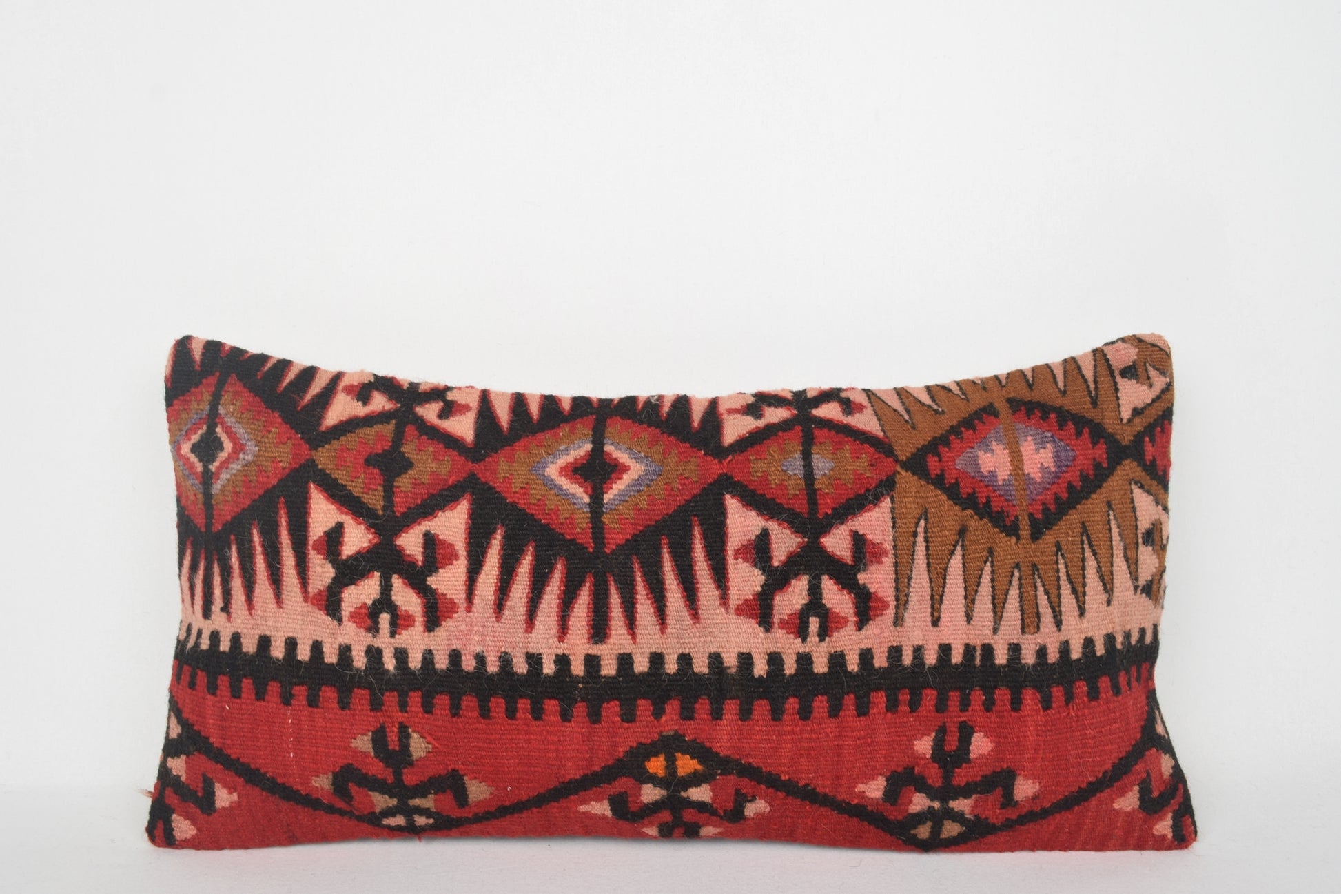 Lumbar Kilim Pillows Restoration Hardware, Turkish Cushions NZ F00158 12x24 " - 30x60 cm.