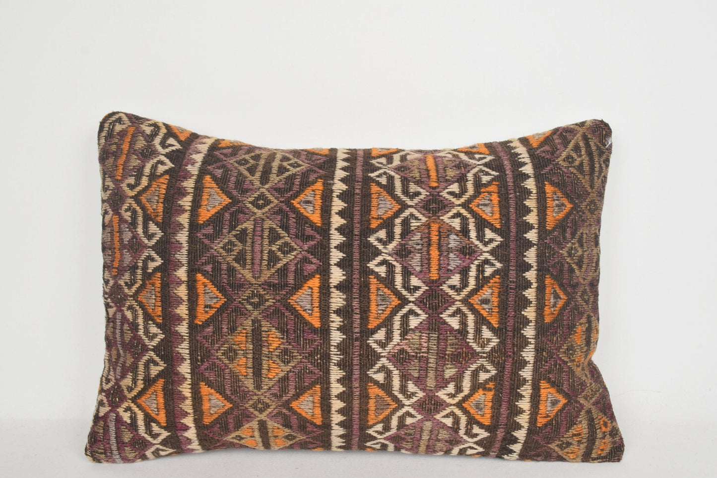 Kilim Pillows Com E00059 Lumbar Decorating Hand Knot Knitted