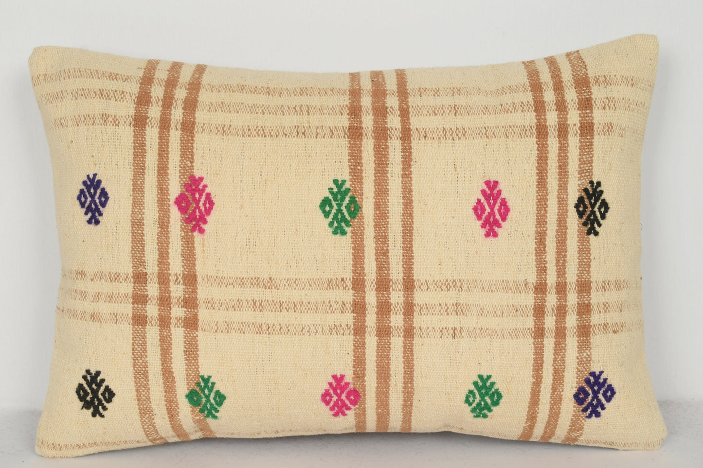 Turkish Corner Pillow Pattern E00463 Lumbar Tropical Needlework Oriental
