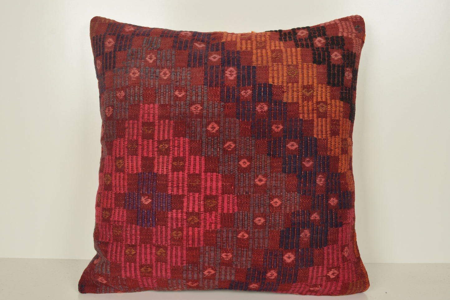 Turkish Kilim Pillow Covers A00864 Traditional pillow covers 24x24 Easter cushion covers