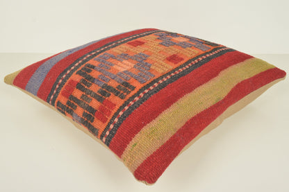 Kilim Bed Pillow C01406 18x18 Lace Northern Woollen