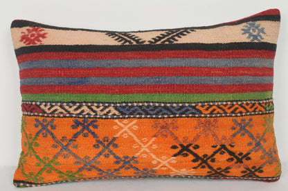 Turkish Cushions NZ E00579 Lumbar Tuscan Cotton Fabric Berber