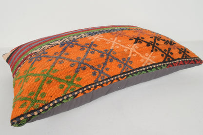 Turkish Cushions NZ E00579 Lumbar Tuscan Cotton Fabric Berber