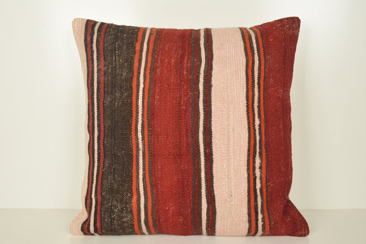Karom Kilim Cushion A00986 24x24 Knitting Body Tradition Collection