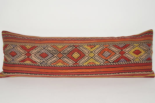 Turkish Rugs for Sale NZ Pillow I00089 Lumbar Bohemian Geometric