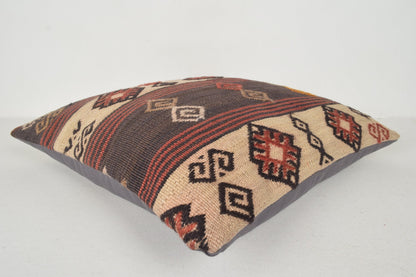 Vintage Kilim Rugs USA Pillow B01295 20x20 Hand Knot Mythological