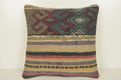 Modern Kilim Pillows C01416 18x18 Geometric Oriental Lifestyle