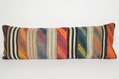 Kilim Rug Edinburgh Pillow I00184 Lumbar Crochet Neutral Model