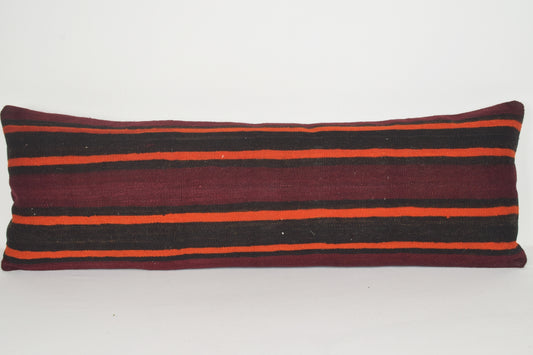 Turkish Rug Handmade Pillow I00190 Lumbar Coastal Oriental Moroccan