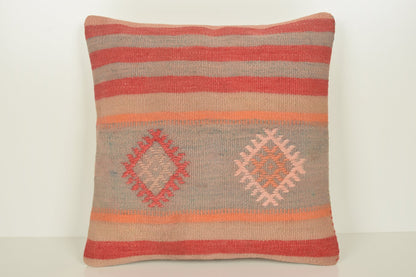 Kilim Cushion Wholesale C01402 18x18 Prehistoric Culture Eclectic