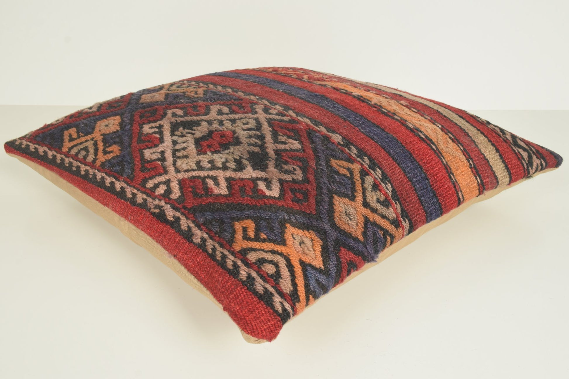 Used Kilim Rugs Pillow B01802 20x20 Economic Middle East Artist