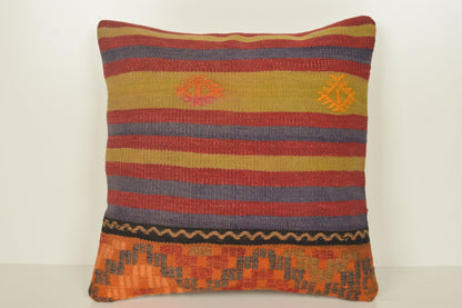 Turkish Woven Pillows C01378 18x18 Woven Throw Primitive