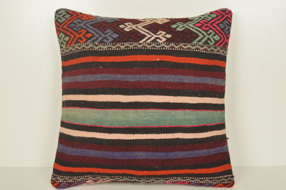 Giant Kilim Pillow C01380 18x18 Old Country Flat weaving