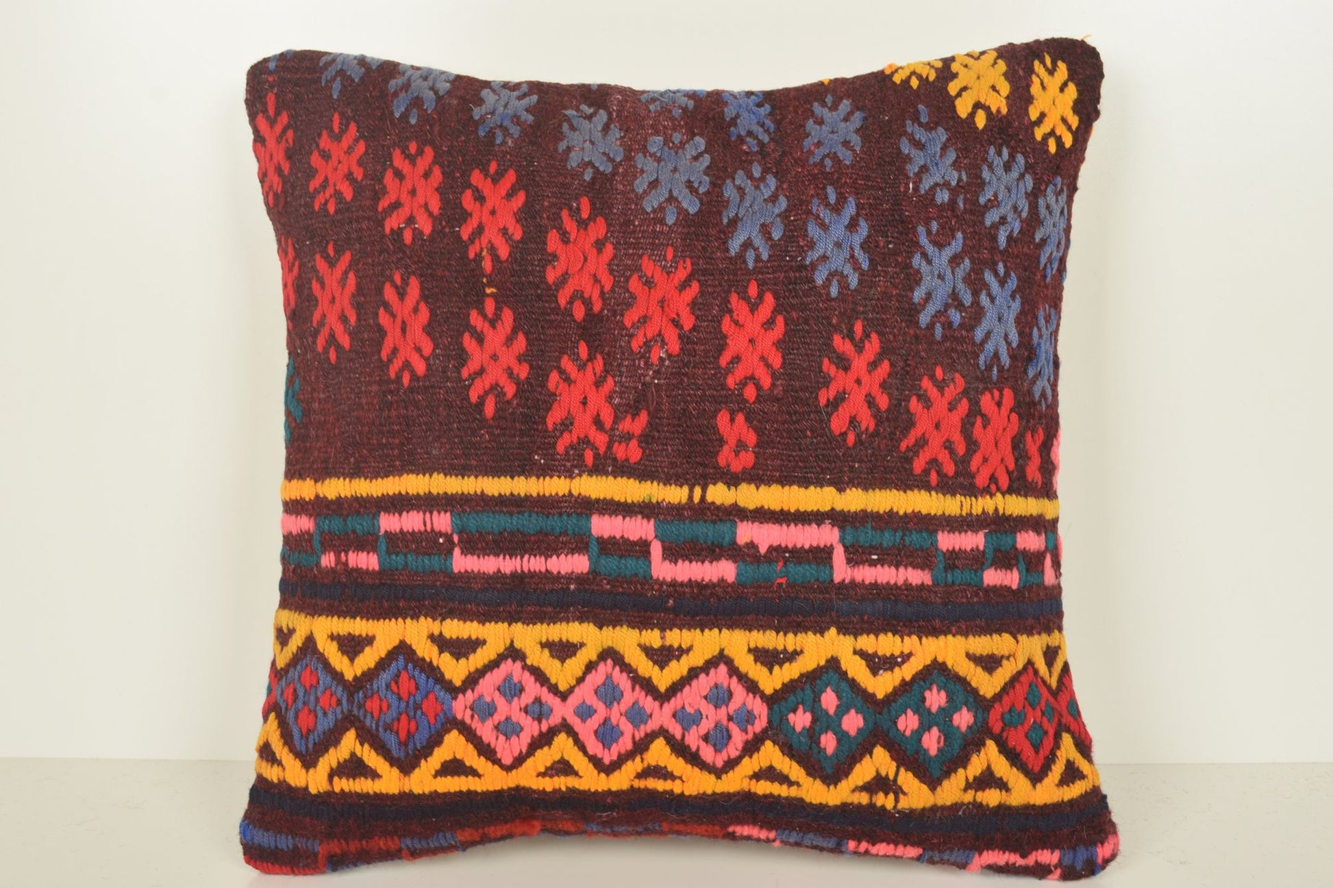 Turkish Rug Cushions C01385 18x18 Model Middle east Substantial