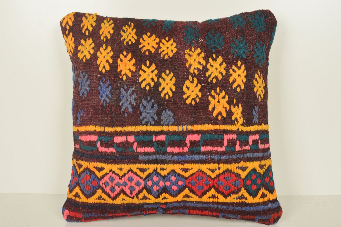 Kilim Pillows Bulk C01388 18x18 Handwoven House Vintage