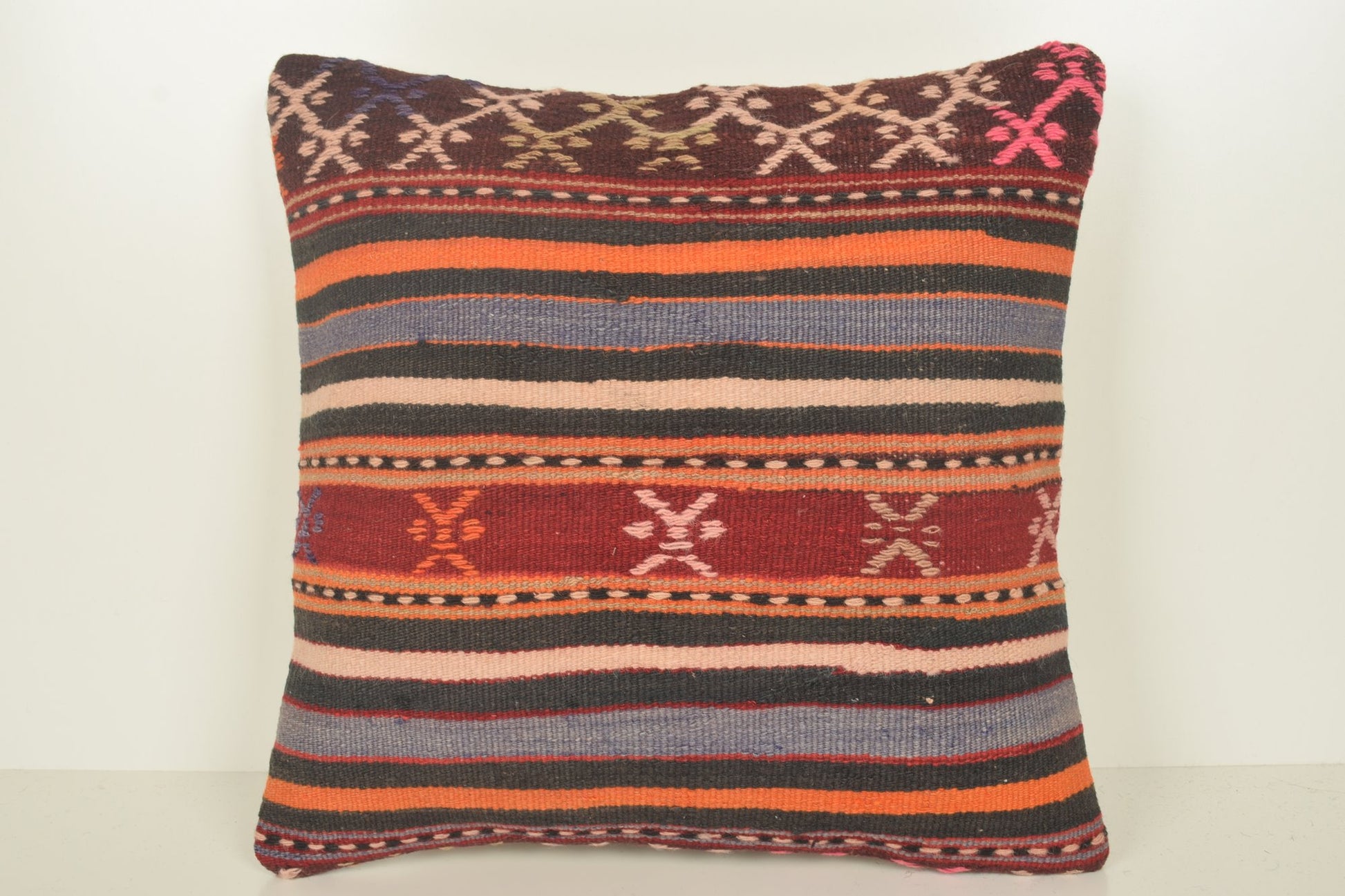 Kilim Print Cushion C01439 18x18 Sham Navajo Ornament