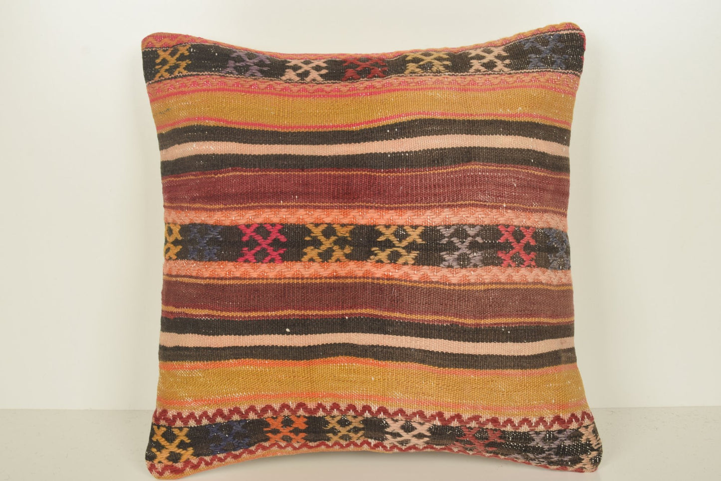 Handmade Kilim Cushion C01397 18x18 Wholesale Craft Economic