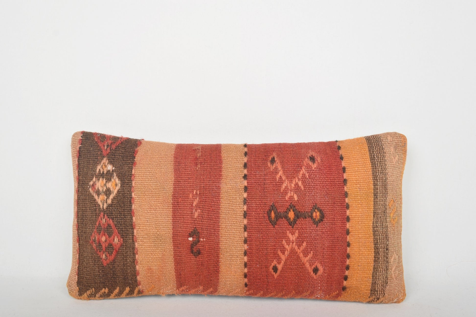Kilim Moroccan Rugs Pillow G00440 Flat Weaving Mediterranean Lace Decorating Berber