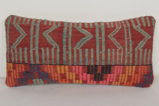 Kilim Rug Used Pillow G00588 Folk Aztec Unusual Wedding Woollen