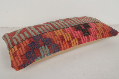 Kilim Rug Used Pillow G00588 Folk Aztec Unusual Wedding Woollen