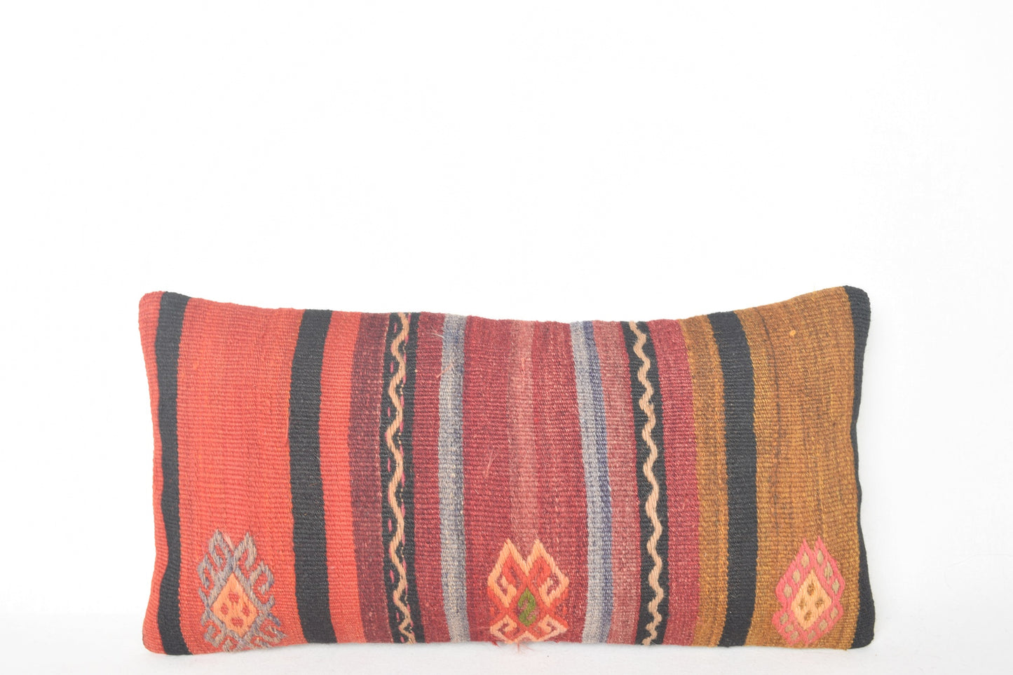 Kilim Rugs London Shop Pillow G00490 Rustic Cotton Mid century Handicraft Nomad