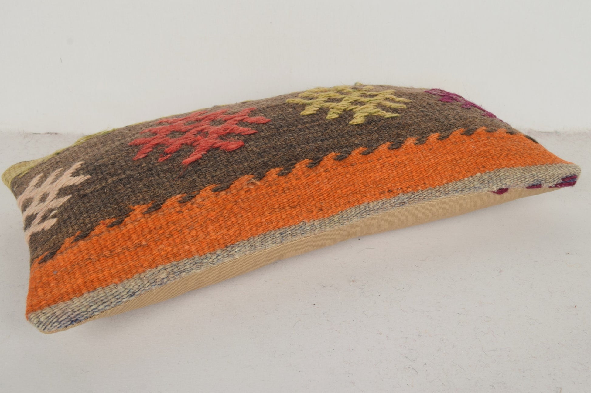 Kilim Rugs Los Angeles Pillow G00623 Mediterranean Wool Floor Handwoven Lace