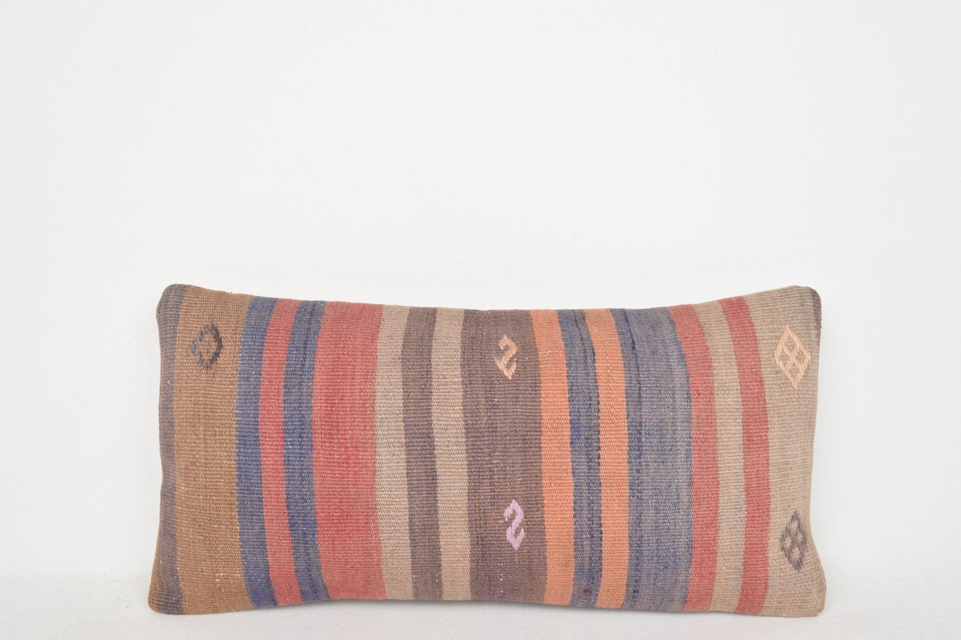 Turkish Rug Chicago Pillow G00362 Retro Folk Eastern Hand Crafted Comfort